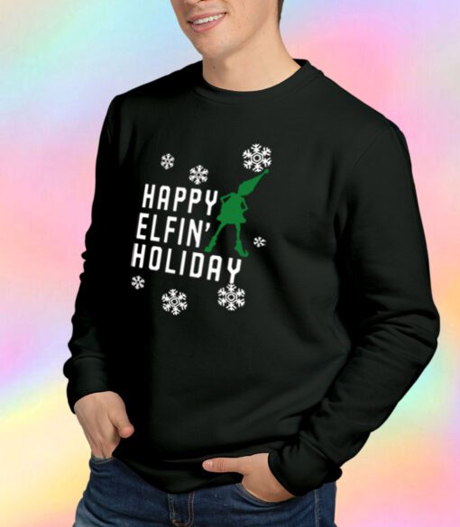Happy Elfin Holiday Sweatshirt