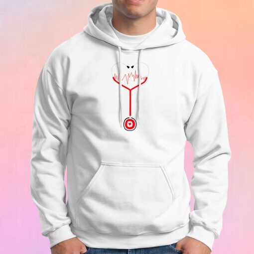 Heartbeat Stethoscope Hoodie