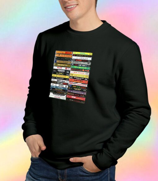 Hip Hop Casette Collection Retro Sweatshirt