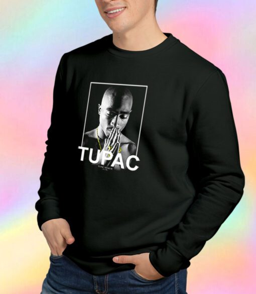In Memorian Potrait Tupac Shakur Sweatshirt
