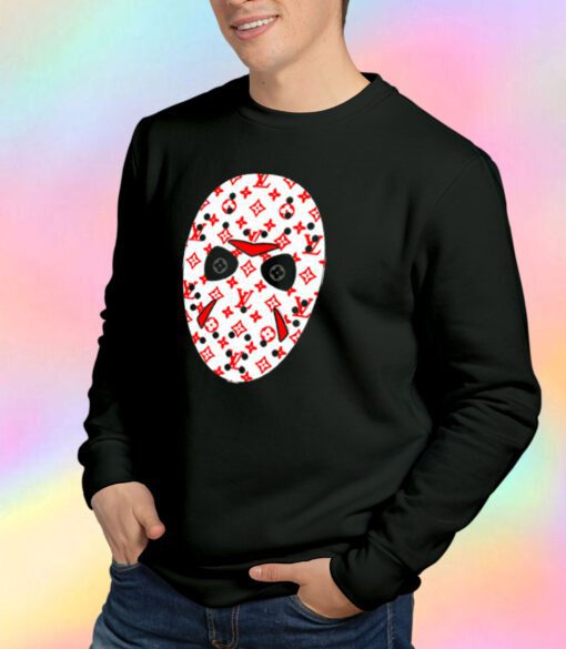 Jason Voorhees Mask Lv Monogram Sweatshirt