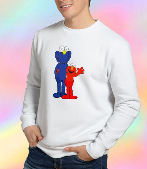 KAWS x Uniqlo x Sesame Street BFF Elmo Sweatshirt