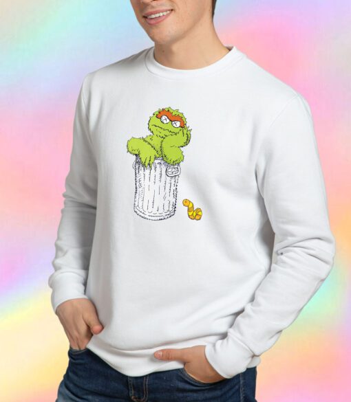 KAWS x Uniqlo x Sesame Street Oscar The Grouch Sweatshirt