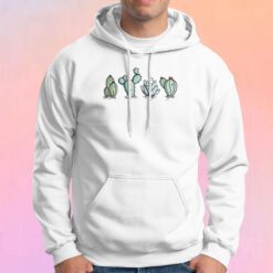 Kawaii Cute Cacti Desert Plants Hoodie