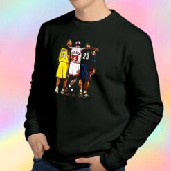 Kobe Bryant GOAT Hoodie x Michael Jordan x Lebron James Sweatshirt