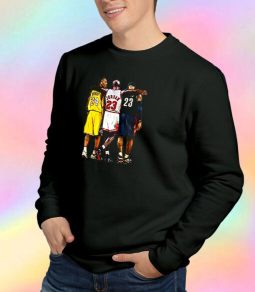 Kobe Bryant GOAT Hoodie x Michael Jordan x Lebron James Sweatshirt