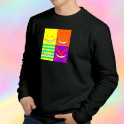 Koro Sensei faces Sweatshirt