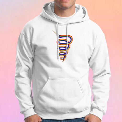 Lets Paint A Rainbow Tornado Hoodie