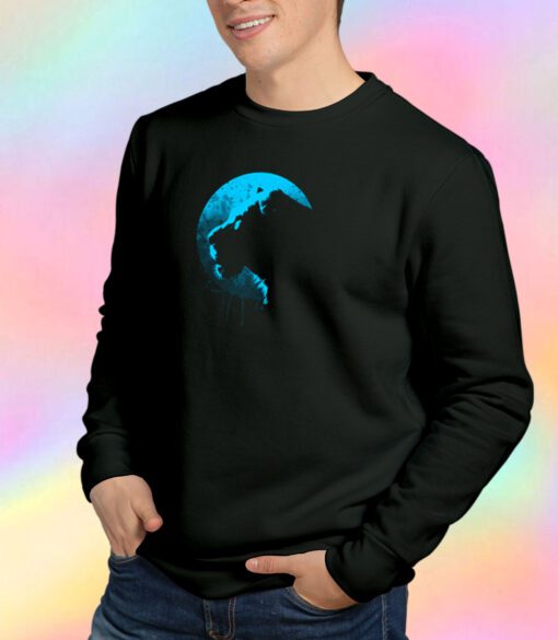 Lion Blue circle Sweatshirt