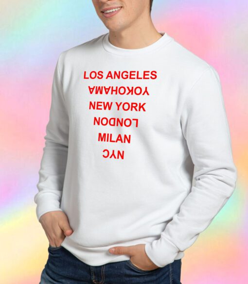 Los Angeles Yokohama New York London Sweatshirt