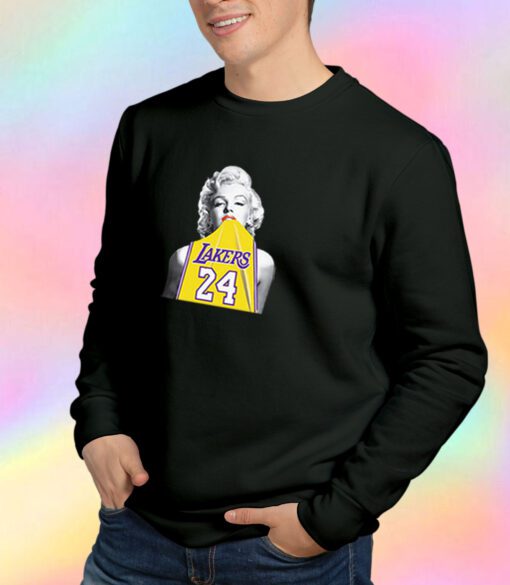Marilyn Monroe Lakers 24 Kobe Bryant Hoodie Sweatshirt