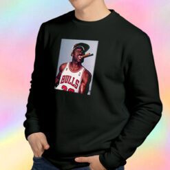 Michael Jordan Cigar Smoke Champions Sweatshirt