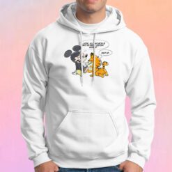 Mickey Mouse Fuck Off Garfield Hoodie