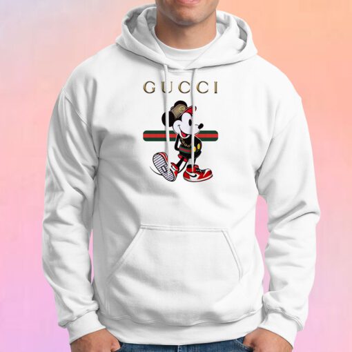 Mickey Mouse Gucci Stripe Hoodie