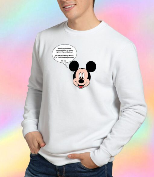 Mickey Mouse Just Ask Me Sweatshirt