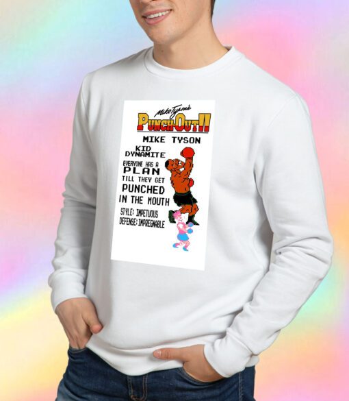 Mike Tyson Punchout In The Mouth Sweatshirt