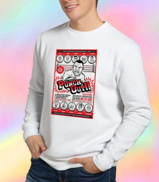 Mike Tysons Punch Out Boxing Sweatshirt