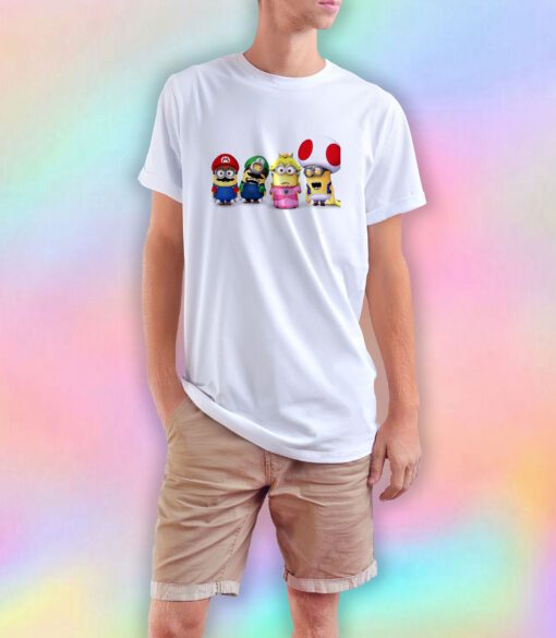 Minions Mario Bros T Shirt