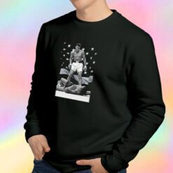 Muhammad Ali Standing Over Sonny Liston Sweatshirt
