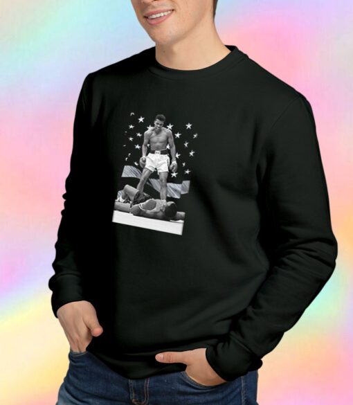 Muhammad Ali Standing Over Sonny Liston Sweatshirt
