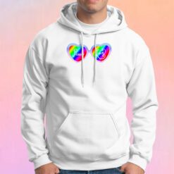 Peace and Love Heart Sunglasses Hoodie