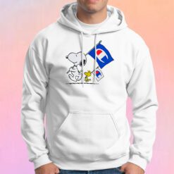 Peanuts Snoopy And Woodstock Flag Hoodie