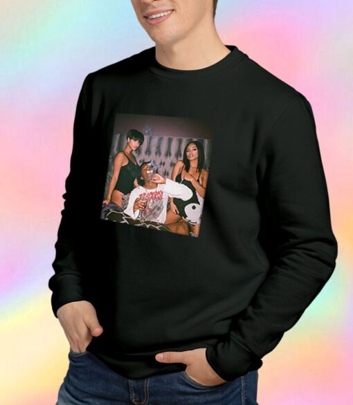 Playboi Carti Rapper Smoke and Girl Sweatshirt