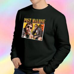 Post Malone Yellow Vintage Retro Sweatshirt