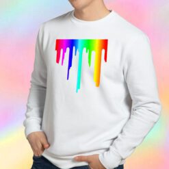 Rainbow Paint Drip Sweatshirt