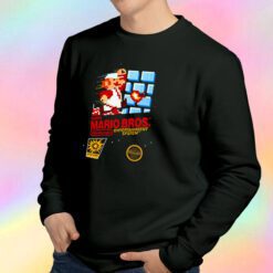 Retro Super Mario Brothers Nintendo Game Cover Sweatshirt