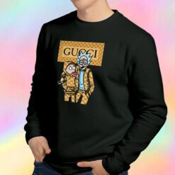 Rick and Morty Wearing Gucci Sweatshirt
