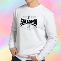Saitama Choice Of HeroesBlack Sweatshirt