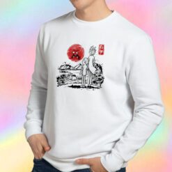 Screaming red sun Sweatshirt