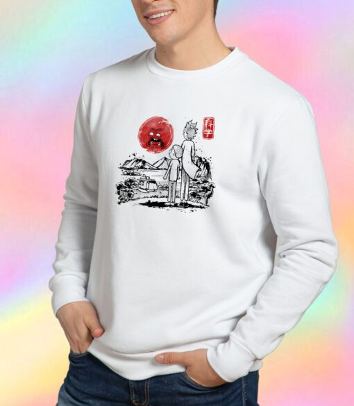 Screaming red sun Sweatshirt