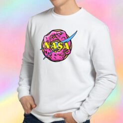 Simpsons Donut Nasa Symbol Sweatshirt