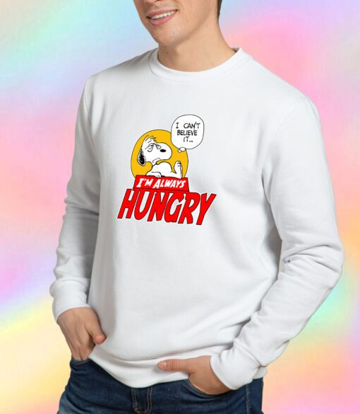 Snoopy Fell So Hungry Sweatshirt