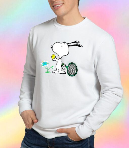 Snoopy Play Tennis Sweatshirt