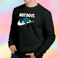 Snorlax Pokemon Just Do It Unisex Hoodie Sweatshirt