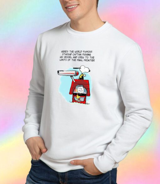 Star Trek Snoopy And Woodstock Sweatshirt