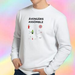 Superheroes Assembling Sweatshirt