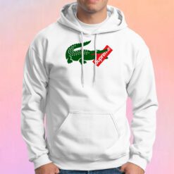 Supreme X Lacoste Collab Hoodie