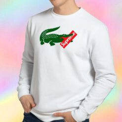 Supreme X Lacoste Collab Sweatshirt