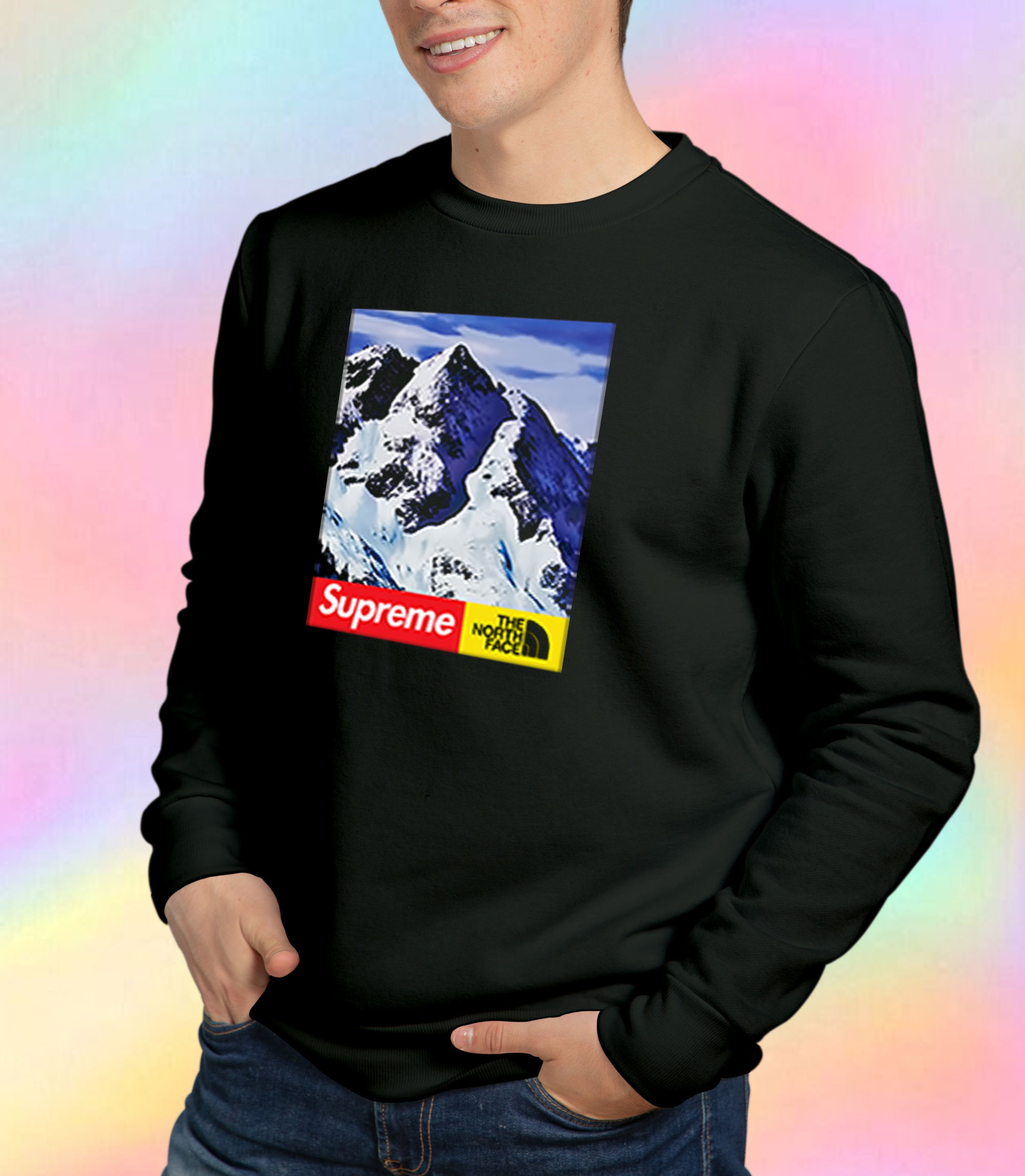 Sporten snelheid pijpleiding Get Buy Supreme X The North Face Mountain Sweatshirt | Couldteesdesign.com