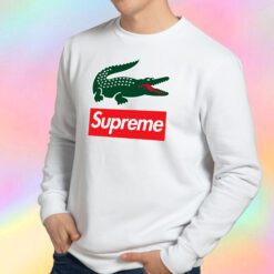 Supreme x Lacoste Parody Sweatshirt