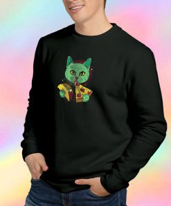 Taco Pizza Cat Sweatshirt