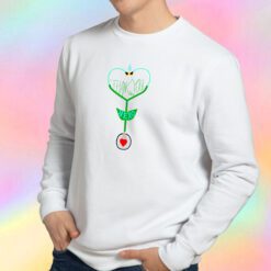 Thank You Hero Heartbeat Stethoscope Sweatshirt