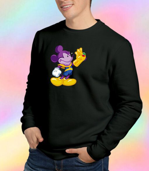 Thanos Mickey Mouse Sweatshirt