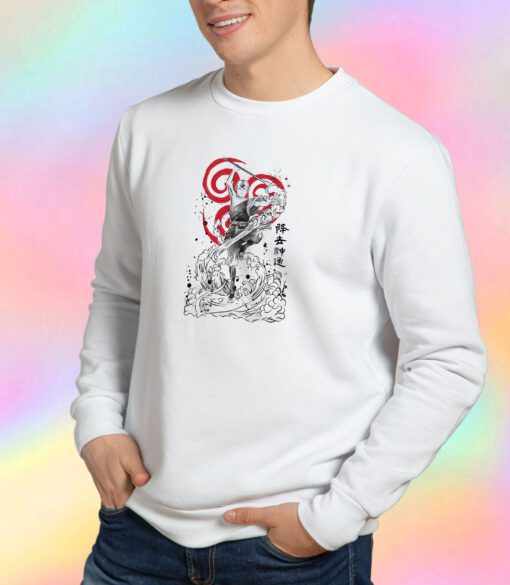 The Power of the Air Nomads sumi e Sweatshirt