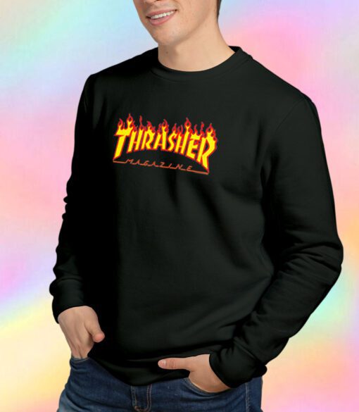 Thrasher Flame Magazine Sweatshirt