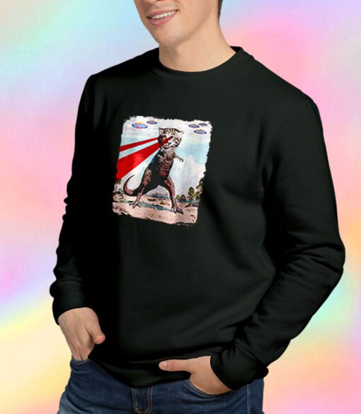 UFO Laser Cat Sweatshirt